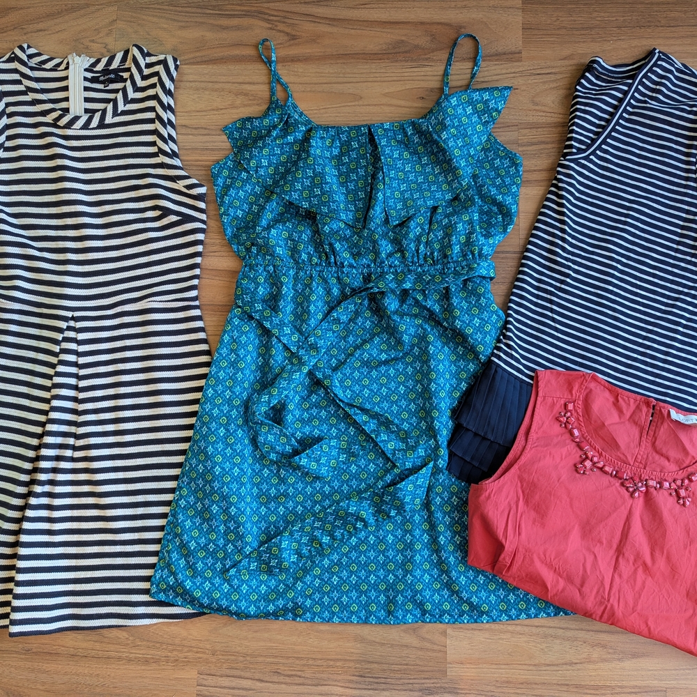 GAP JCrew Madewell Dress Lot Size Medium A2